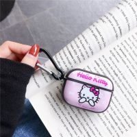 【Customer favorite】 Hello Kitty Carabiner IMD เคสสำหรับ2อุปกรณ์เสริมบลูทูธไร้สายน่ารักอะนิเมะหูฟังฝาครอบป้องกัน