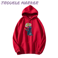 TroubleMaker เสื้อฮู้ด เสื้อแขนยาวอบอุ่น หลวมและสบาย คลาสสิค สบาย สบายๆ ทันสมัย WWY2392Z6G 38Z230923