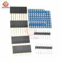 【The-Best】 Stereo Mall ProtoBoard Shield บอร์ดขยายสำหรับ WeMos D1 Mini Breadboard บอร์ดคู่ด้านข้าง Perfboard สำหรับ Arduino