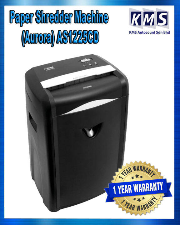 Paper Shredder Machine (Aurora) AS1225CD Lazada