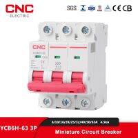 CNC YCB6H-63 3P Din Rail Miniature Circuit Breaker MCB Overload protection 3Poles 6A 10A 16A 20A 25A 32A 40A 50A 63A