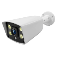 Loosafe 5MP / 3MP / 4K HD POE ระบบรักษาความปลอดภัย Bullet Network Camera สร้างขึ้นในโคมไฟอุ่นและไมโครโฟน IP67 ชุดกล้องวงจรปิด IP กันน้ำ