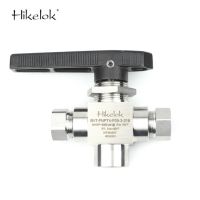 Swagelok Parker type 6000psi  High Pressure 3 Way Stainless Steel Pneumatic CNG Ball Valve