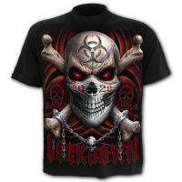 2021 3D Skull Theme Man เสื้อยืด High Street Horror Series TEE แฟชั่นฤดูร้อน TOP Boy PLUS ขนาด TShirt