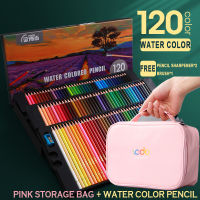 2001501207248 Professional Oil Colors Pencil Set Watercolor Drawing colored pencils with Storage Bag coloured pencils kids