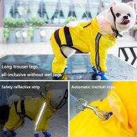 Funny Cartoon Dog Raincoat Waterproof Hoodie Rain Jacket for s Small Dogs Clothing Teddy Golden Retriever Shiba Inu Raincoat