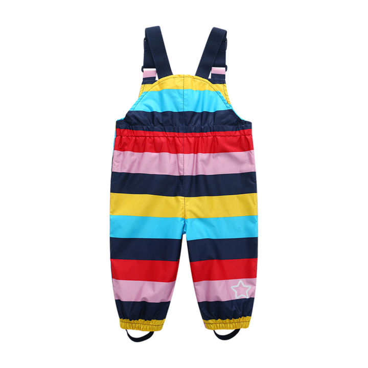 honeyking-children-waterproof-rain-pants-baby-jumpsuits-boys-girls-overalls-strap-pants-fashion-kids-overalls