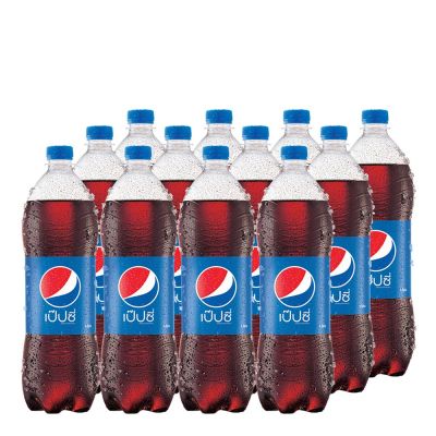 สินค้ามาใหม่! เป๊ปซี่ น้ำอัดลม 1 ลิตร แพ็ค 12 ขวด Pepsi Soft Drink 1L x 12 Bottles ล็อตใหม่มาล่าสุด สินค้าสด มีเก็บเงินปลายทาง