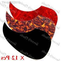 ✗✠▬ 12Pcs Drop Shape 40 41 Acoustic Guitar Pick guard Pick Guard Anti-scratch Plate Parts Black Red Brown Guitar Accessories