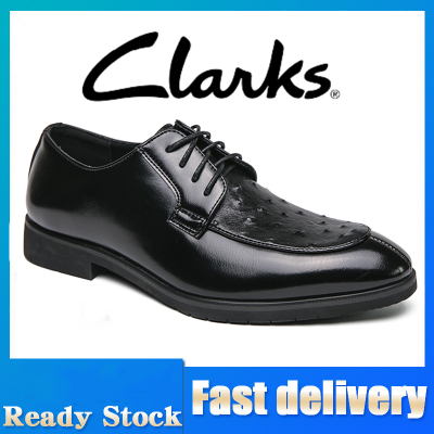 Clarks-lรองเท้าหนังผู้ชาย รองเท้าหนังผู้ชายฤดูร้อนรองเท้าอย่างเป็นทางการรองเท้าแต่งงานผู้ชาย รองเท้าหนังแฟชั่นอังกฤษ