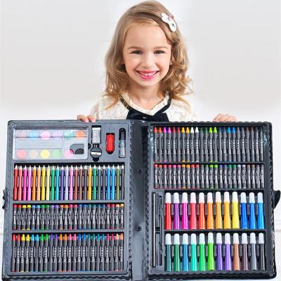 168PCS Painting Set Childrens Gift Color Brush Set School Supplies Paint Brush Set