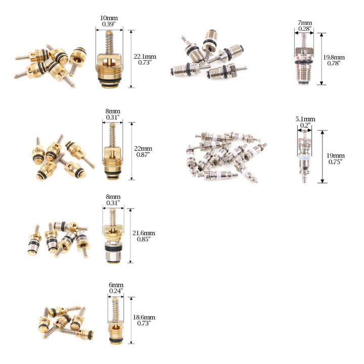 Air Conditioning Valve Core, High Strength Aluminium Copper Portable ...