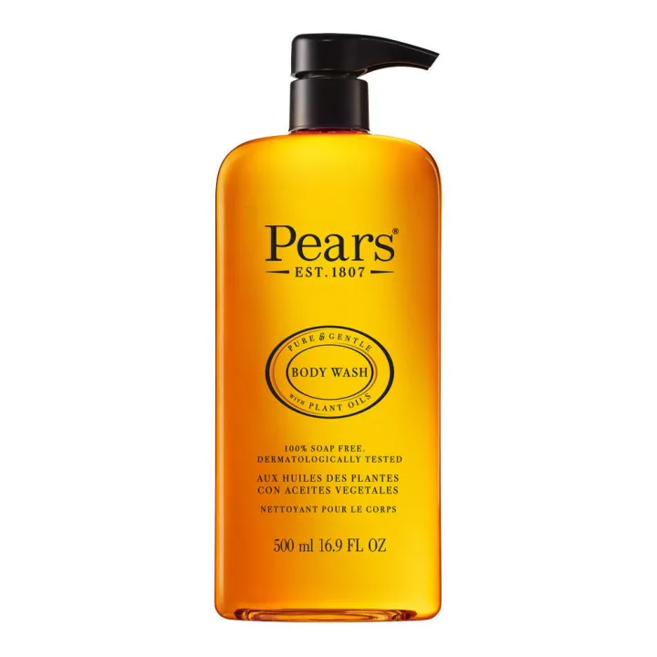 Pears body wash with natural oils 500ml. Lazada.co.th