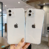 เคสสำหรับ Apple IPhone โทรศัพท์ซิลิโคนกันกระแทก11/11 Pro/11 Pro Max/ 12/12 Mini/ 12 Pro/ 12 Pro Max/ เคสปกป้องโปร่งใสฝาหลัง