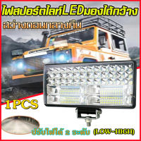 1 ชิ้น ไฟสปอร์ตไลท์ SUPER LED ขนาด 8 นิ้ว ไฟ LED บาร์สปอร์ตไลท์แอลอีดีกันน้ำหมอกขับรถโคมไฟสไตล์วินเทจ Spotlight SUV รถบรรทุก （DC12V-80V）