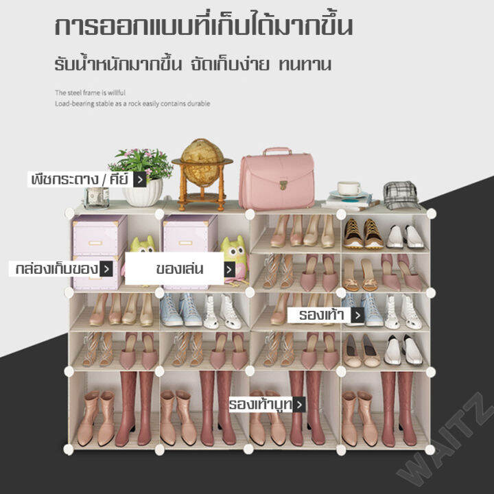 ชั้นรองเท้า-ชั้นวางของ-รองเท้า-ชั้นเก็บรองเท้าชั้นวางของ6ชั้น-ชั้นวางรองเท้าประกอบ-วางรองเท้า-ตู้เก็บรองเท้า