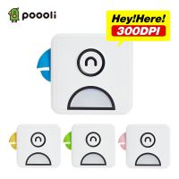 L2 Poooli เครื่องพิมพ์ฉบับกระเป๋าความร้อนขนาดเล็ก304Dpi บลูทูธไร้สายสำหรับวารสารรายการ DIY ภาพถ่ายเครื่องพิมพ์สติ๊กเกอร์บาร์โค้ดด้วยแอปฟรี