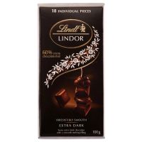 Lindt LINDOR ลินด์ ลินเดอร์ ดาร์กช็อกโกแลตสูตรโกโก้ 60% สอดไส้ครีมโกโก้ 100 กรัม