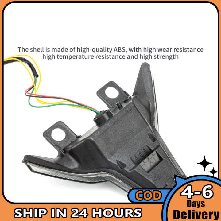 am-ชุดสัญญาณเลี้ยวไฟเบรคหลังไฟท้าย-led-รถจักรยานยนต์แบบบูรณาการเข้ากันได้กับ-zx-10r-นินจา