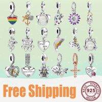 【cw】 2021 New 925 Sterling Rainbow Fireflywatering Can And Print Original pan Diy Jewelry