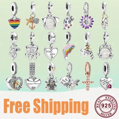 【cw】 2021 New 925 Sterling Rainbow Fireflywatering Can And Print Original Diy Jewelry ！