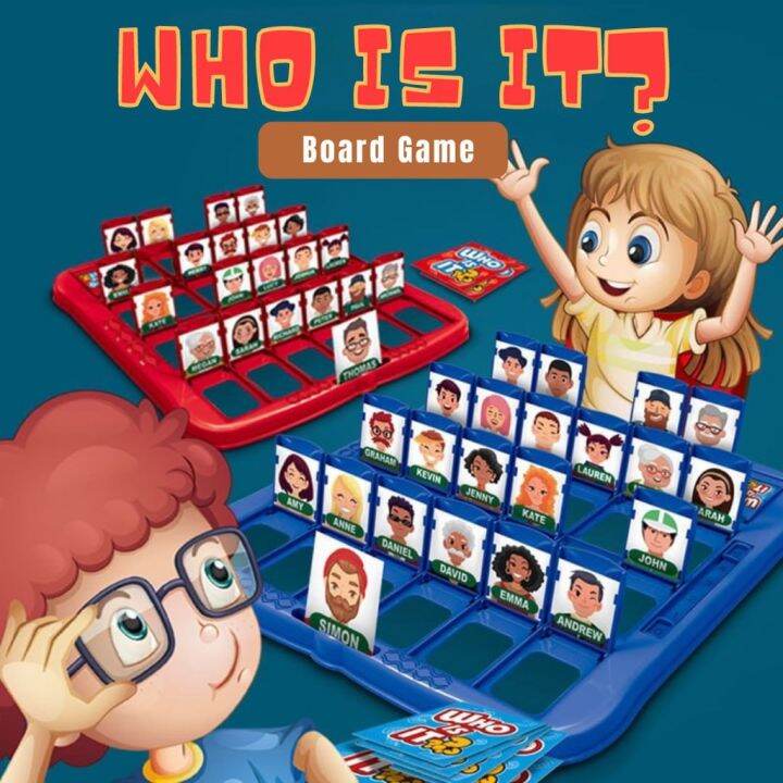 Who Is It Board Game Original Guessing Games for Children and Adults