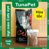 Túi chiết 1kg Thức ăn hạt cho mèo cateye Hàn Quốc, cateye 1kg dành cho mọi