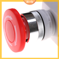 Aleaty? หมวกเห็ดสีแดง1NO 1NC ST Emergency STOP PUSH button SWITCH AC 660V 10A