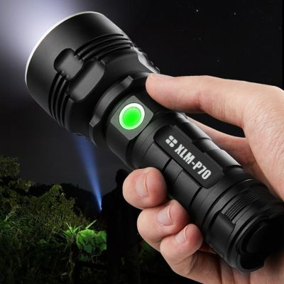 Super Powerful Led Flashlight L2 Xhp50 Tactical Torch Usb Rechargeable Linterna Waterproof Lamp Ultra Bright Lantern Camping