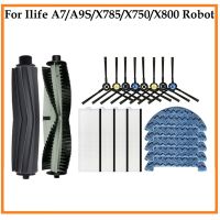 19PCS Accessories Kit for A7 A9S X785 X750 X800 Robot Vacuum Cleaner Mop Cloth HEPA Filter Main Side Brush