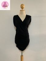 Black dress Size M/L มินิเดรสสีดำผ้ายืดเข้ารูป