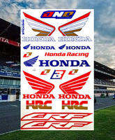 CRF สติ๊กเกอร์ติดรถ Honda HRC สีทอง แต่งซิ่ง สติ๊กเกอร์ติดรถ แต่งรถมอเตอร์ไซค์ หมวกกันน็อค คุณภาพสูง