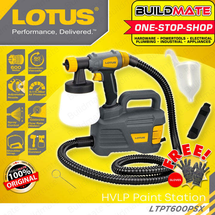 Lotus HVLP Electric Spray 600W LTPT600PSX Total Power Paint Zoom FREE