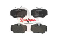 P50 011B ผ้าเบรก-F-แท้ BREMBO รุ่น Black : BENZ 190E (W201) 1.8 2.0 90-94 การันตีคุณภาพมาตรฐานโดย " เครอป อะไหล่ยนต์"