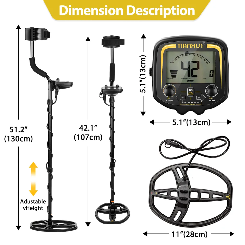 Metal Detector Underground Professional Depth 2.5m Search Finder