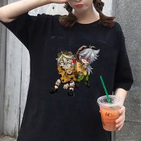 มีสินค้า Bennett และมีดโกน Anime Tshirt Genshin ผลกระทบเสื้อการ์ตูนพิมพ์เกม Streetwear ผู้ชายผู้หญิง100% ฝ้าย Hip Hop สบายๆ tees