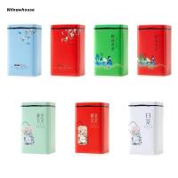 F63A Tea Tin Canister Metal Tins Empty Tin Box Coffee Spice Tin Metal Herb Jar Small Kitchen Canisters for Coffee Sugar Candy Storage Boxes