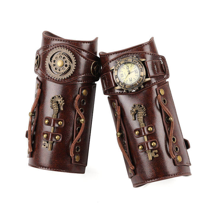 medieval-retro-steampunk-outdoor-shooting-bracelet-jewelry-female-halloween-wristband-holiday-party-arm-ring