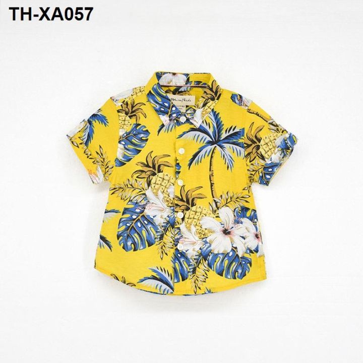 boys-shirts-2022-new-medium-and-large-childrens-kong-style-flower-retro-beach-island-vacation-suit