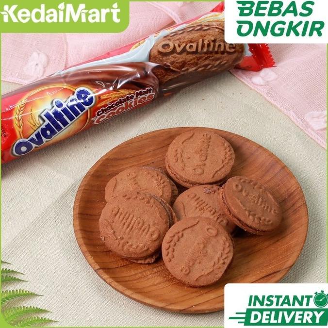 Chocolate Malt Cookies Ovaltine 130 Gram/biskuit Kaleng/biskuit Murah ...