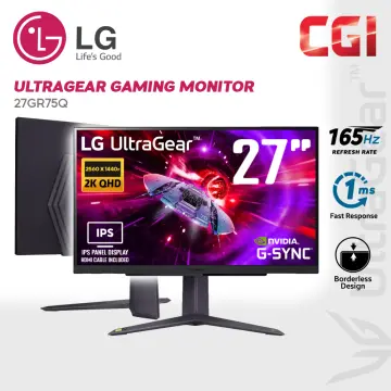 Monitor LG 27GR75Q-B Ultragear 27 IPS 2K 165hz 1ms HDR10 G-Sync LG