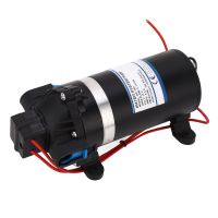 ปั๊มเครื่องดันน้ำปั๊มไดอะแฟรมแรงดันสูง160PSI DC12V 5.1LPM ปั๊มน้ำชนิดดูดน้ำเองยก3เครื่องวัดการปล่อย