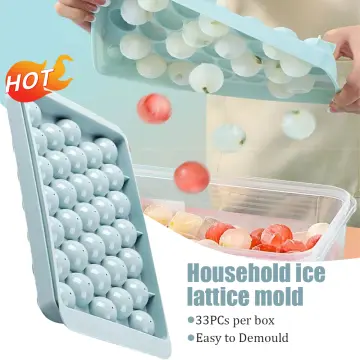 Round Ice Cube Tray 33 Grid Mini Circle Making Sphere Ball 1 PIS