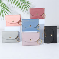 Coin Pouch For Women Fashionable Card Holder PU Leather Card Holder Womens Mini Change Purse Classic Keychain Wallet