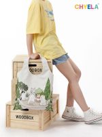 Japanese cute cat shopping environmental protection canvas bag large capacity DIY custom womens single shoulder bag handbag bag AC151 【BYUE】