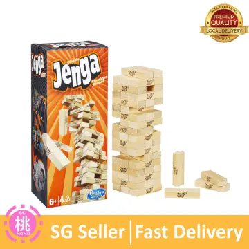 Hasbro Gaming Jenga Maker, Wooden Blocks, Stacking Tower Game, Game for  Kids Ages 8 and Up, Game for 2-6 Players, Play in Teams