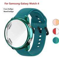 ∋☋ สายคล้อง เคสสำหรับ Samsung Galaxy Watch 4 Classic 46MM 42mm 44mm 40mm Protector ฝาครอบซิลิโคนสมาร์ท Watchband สร้อยข้อมือ TPUBumper