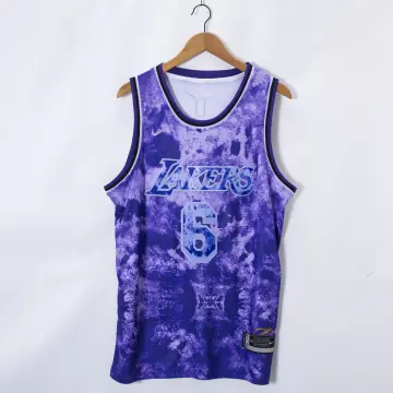 Los Angeles Lakers #23 LeBron James Purple NBA Swingman Stitched NBA Jersey  in 2023