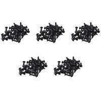 250X Guitar Bass Screws Parts for Scratchplates Pickguard, Black