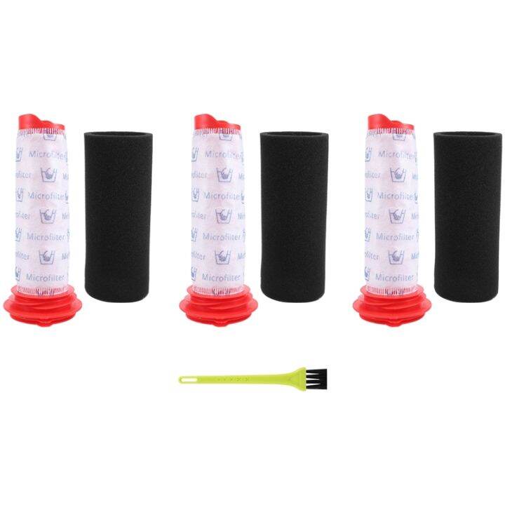 Replacement Filter Kit for Bosch Athlet, 3 Main Stick Filter + 3 Foam Athlet Filters for Bosch